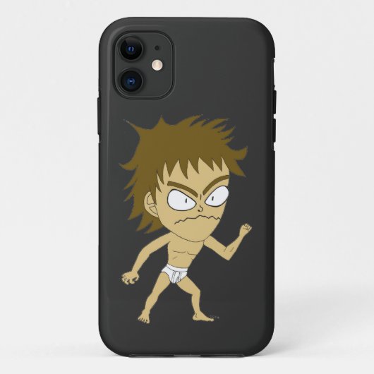 チビ(小さくかわいく書いた感じ) Case-Mate iPhoneケース (裏面)