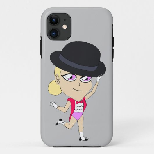チビ(小さくかわいく書いた感じ) Case-Mate iPhoneケース (裏面)