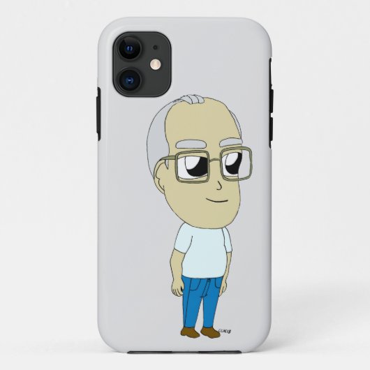 チビ(小さくかわいく書いた感じ) Case-Mate iPhoneケース (裏面)