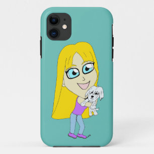 チビ(小さくかわいく書いた感じ) iPhone 11 ケース