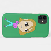 チビ（小さくかわいく書いた感じ） Case-Mate iPhoneケース (裏面(横))