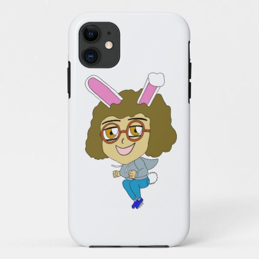 チビ(小さくかわいく書いた感じ) Case-Mate iPhoneケース (裏面)