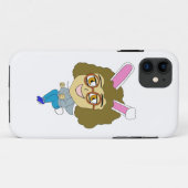 チビ(小さくかわいく書いた感じ) Case-Mate iPhoneケース (裏面(横))