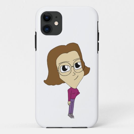 チビ(小さくかわいく書いた感じ) Case-Mate iPhoneケース (裏面)
