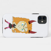 チビ(小さくかわいく書いた感じ) Case-Mate iPhoneケース (裏面(横))
