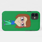 チビ(小さくかわいく書いた感じ) Case-Mate iPhoneケース (裏面(横))