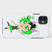 チビ(小さくかわいく書いた感じ) Case-Mate iPhoneケース (裏面(横))