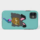 チビ(小さくかわいく書いた感じ) Case-Mate iPhoneケース (裏面(横))