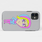 チビ(小さくかわいく書いた感じ) Case-Mate iPhoneケース (裏面(横))