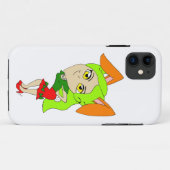 チビ(小さくかわいく書いた感じ) Case-Mate iPhoneケース (裏面(横))