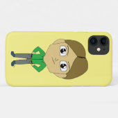 チビ（小さくかわいく書いた感じ） Case-Mate iPhoneケース (裏面(横))