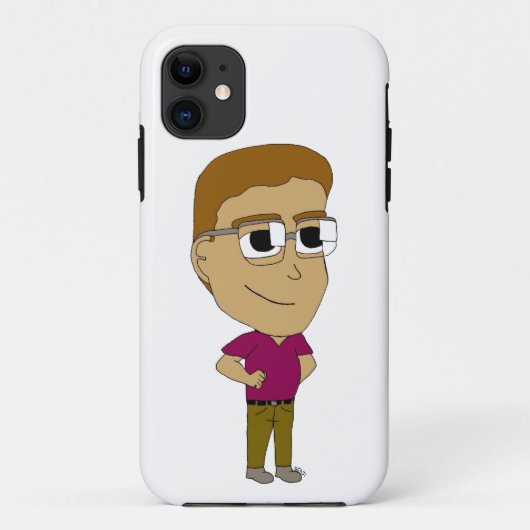 チビ(小さくかわいく書いた感じ) Case-Mate iPhoneケース (裏面)
