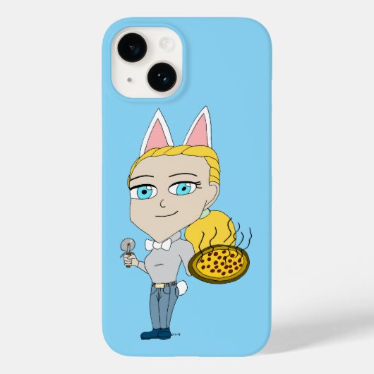 チビ(小さくかわいく書いた感じ) Case-Mate iPhoneケース (裏面)