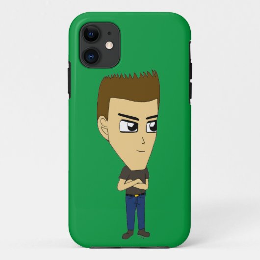 チビ(小さくかわいく書いた感じ) Case-Mate iPhoneケース (裏面)