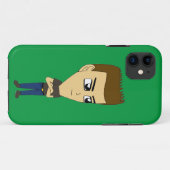 チビ(小さくかわいく書いた感じ) Case-Mate iPhoneケース (裏面(横))