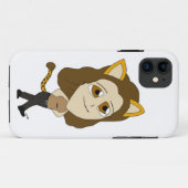 チビ（小さくかわいく書いた感じ） Case-Mate iPhoneケース (裏面(横))