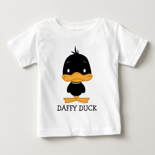 チビ(小さくかわいく書いた感じ)DAFFY DUCK™ ベビーTシャツ (正面)