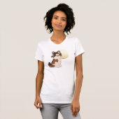 チビ（小さくかわいく書いた感じ） Janus Tシャツ (正面フル)