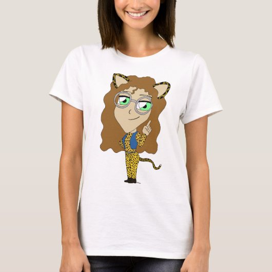 チビ(小さくかわいく書いた感じ) Tシャツ (正面)