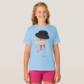 チビ（小さくかわいく書いた感じ） Tシャツ (正面フル)