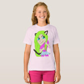 チビ（小さくかわいく書いた感じ） Tシャツ (正面フル)
