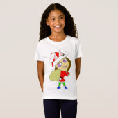チビ（小さくかわいく書いた感じ） Tシャツ (正面フル)
