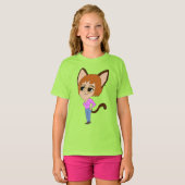 チビ（小さくかわいく書いた感じ） Tシャツ (正面フル)