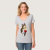 チビ(小さくかわいく書いた感じ) Tシャツ (正面フル)