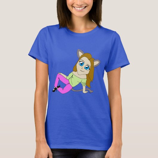 チビ(小さくかわいく書いた感じ) Tシャツ (正面)