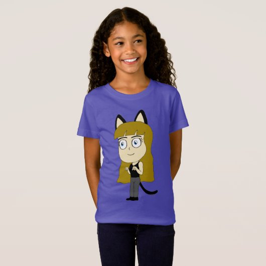 チビ（小さくかわいく書いた感じ） Tシャツ (正面フル)
