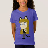 チビ（小さくかわいく書いた感じ） Tシャツ (正面)