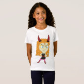 チビ（小さくかわいく書いた感じ） Tシャツ (正面フル)
