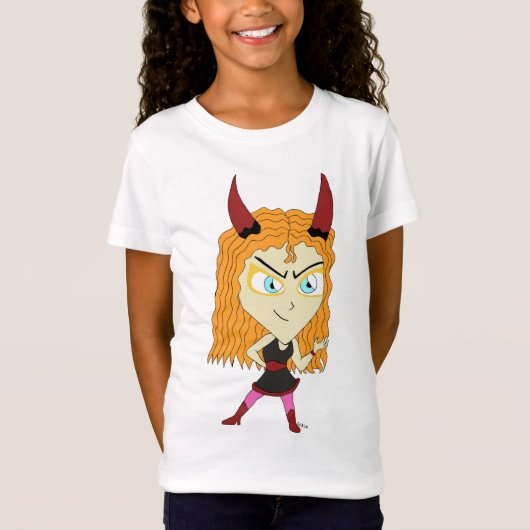 チビ（小さくかわいく書いた感じ） Tシャツ (正面)