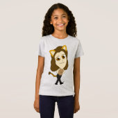 チビ（小さくかわいく書いた感じ） Tシャツ (正面フル)