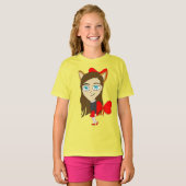 チビ（小さくかわいく書いた感じ） Tシャツ (正面フル)