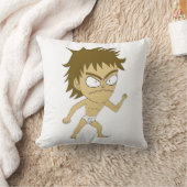 チビ（小さくかわいく書いた感じ）Tシャツ クッション (ブランケット)