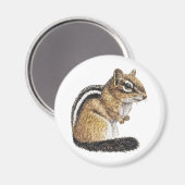 チプムンクかわいこちゃん マグネット (正面/裏面)