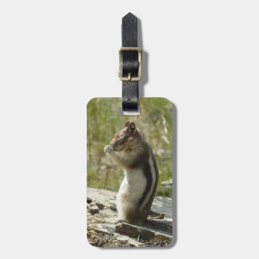 チプムンクイングレイシャ国立公園II ラゲッジタグ (正面縦)