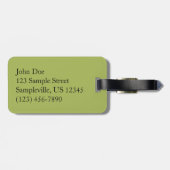 チプムンクイングレイシャ国立公園II ラゲッジタグ (裏面横)