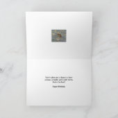 チプムンクオンロック誕生日フォスターパパ カード (内部)