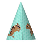 チプムンクスをテーマにした誕生日パーティカスタムー パーティーハット (裏面)