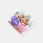 チプムンクバレリナデュオ スタンダードカクテルナプキン (角)