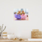 チプムンクバレリナデュオ ポスター (キッチン)