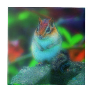 チプムンクファンタジー動物 タイル