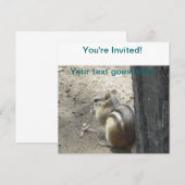 チプムンクミッドランドオンタリオ 招待状 (正面/裏面)