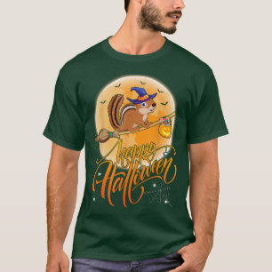 チプムンクライドウィッチショットムーンヴィンテージチプムンクハル Tシャツ