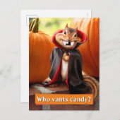 チプムンクヴァンパイア インビテーションポストカード (正面/裏面)