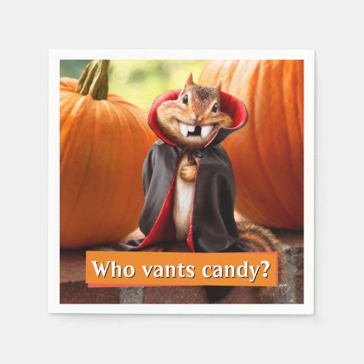 チプムンクヴァンパイア スタンダードカクテルナプキン (正面)