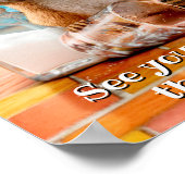 チプムンク付きライム ポスター (角)