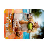 チプムンク付きライム マグネット (横)